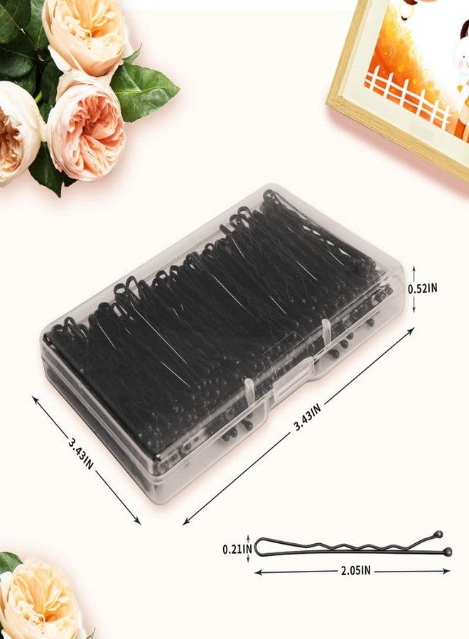 Amazerbst 200Count bobby pins,Hair Styling Pins,Invisible Wave shape hair accessories,2.2 Inch bobby pins for women - Image 2